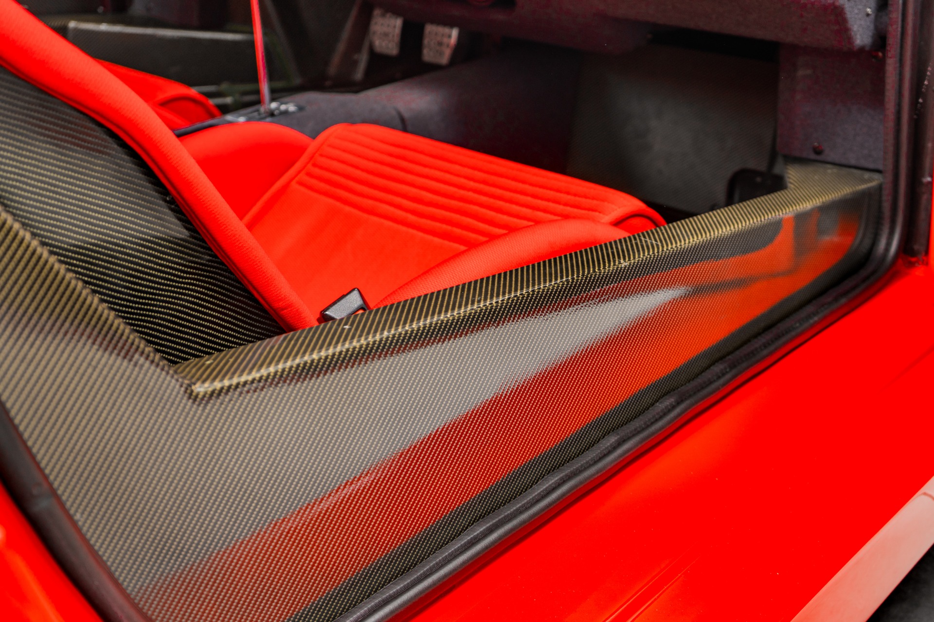 ■フェラーリ F40 ドア トリム 右 カーボン  62499800 Ferrari Door carbon panel 内張 ケブラー■