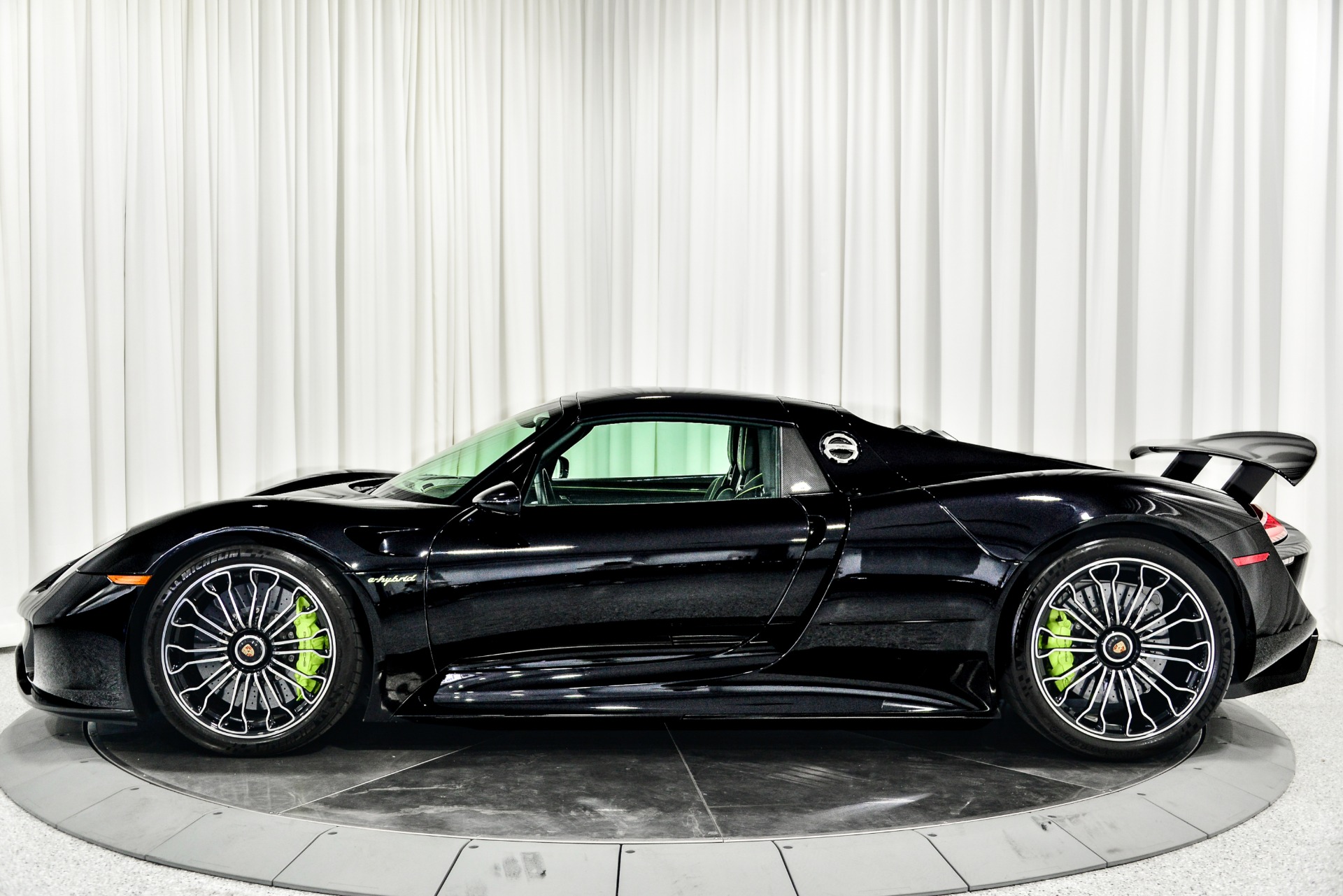 This Matte Black Porsche 918 Spyder Has 2,900 Miles And A $1.29