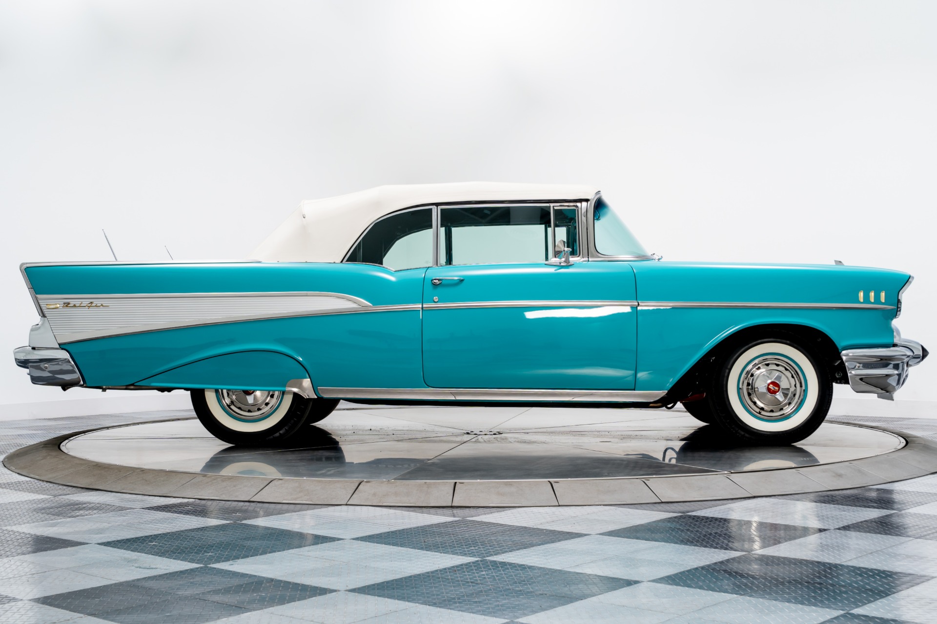 Used 1957 Chevrolet Bel Air Convertible For Sale (Sold) | Marshall Goldman  Cleveland Stock #B21173